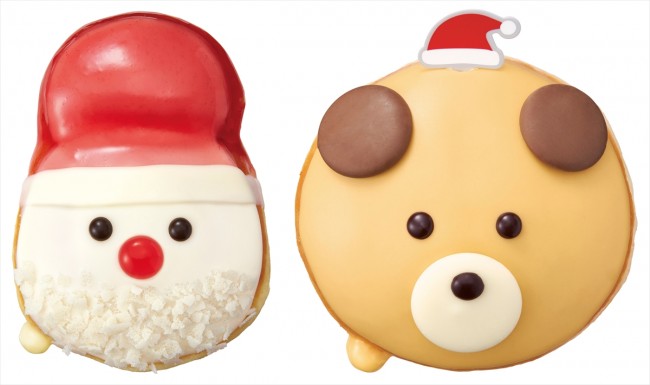 「クリスピー・クリーム・ドーナツ」に“冬の新作”　サンタやクマなどホリデー向けドーナツ登場へ