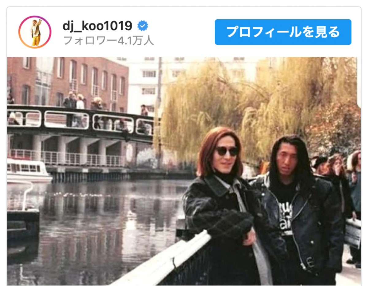 DJ KOO、小室哲哉の誕生日を祝福　若かりし日の2ショット添え「ハピバDO DANCE！」