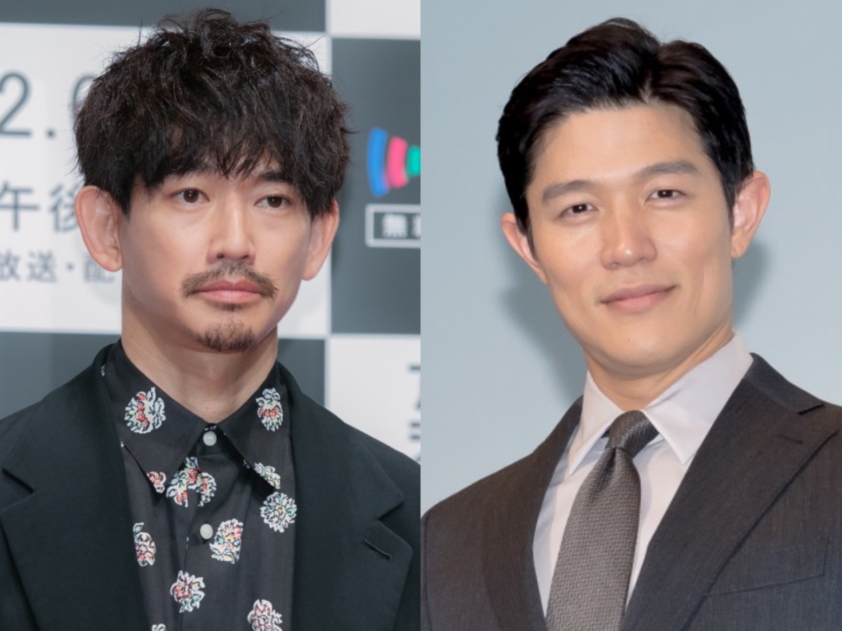 ドラマ『エルピス―希望、あるいは災い―』に出演する(左から)永山瑛太、鈴木亮平