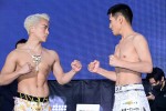 「RIZIN.40」公開計量　1試合で対戦するYUSHI vs.中澤達也