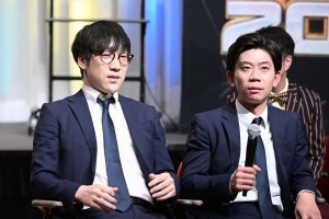 キュウ、「M-1グランプリ2022」決勝進出者発表会見に登場