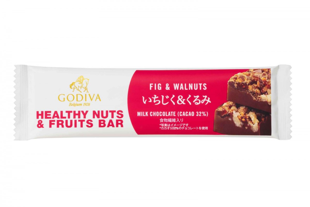 「ゴディバ」ヘルシーなチョコレートバー登場！　コンビニで手軽に楽しめる全3種類