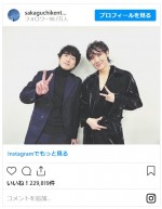 坂口健太郎、BTS・J-HOPEと再会2ショット　※「坂口健太郎」インスタグラム