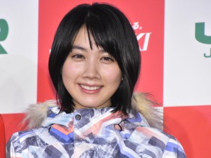 2018–2019年「JR SKISKIキャンペーン」記者発表会に出席した松本穂香