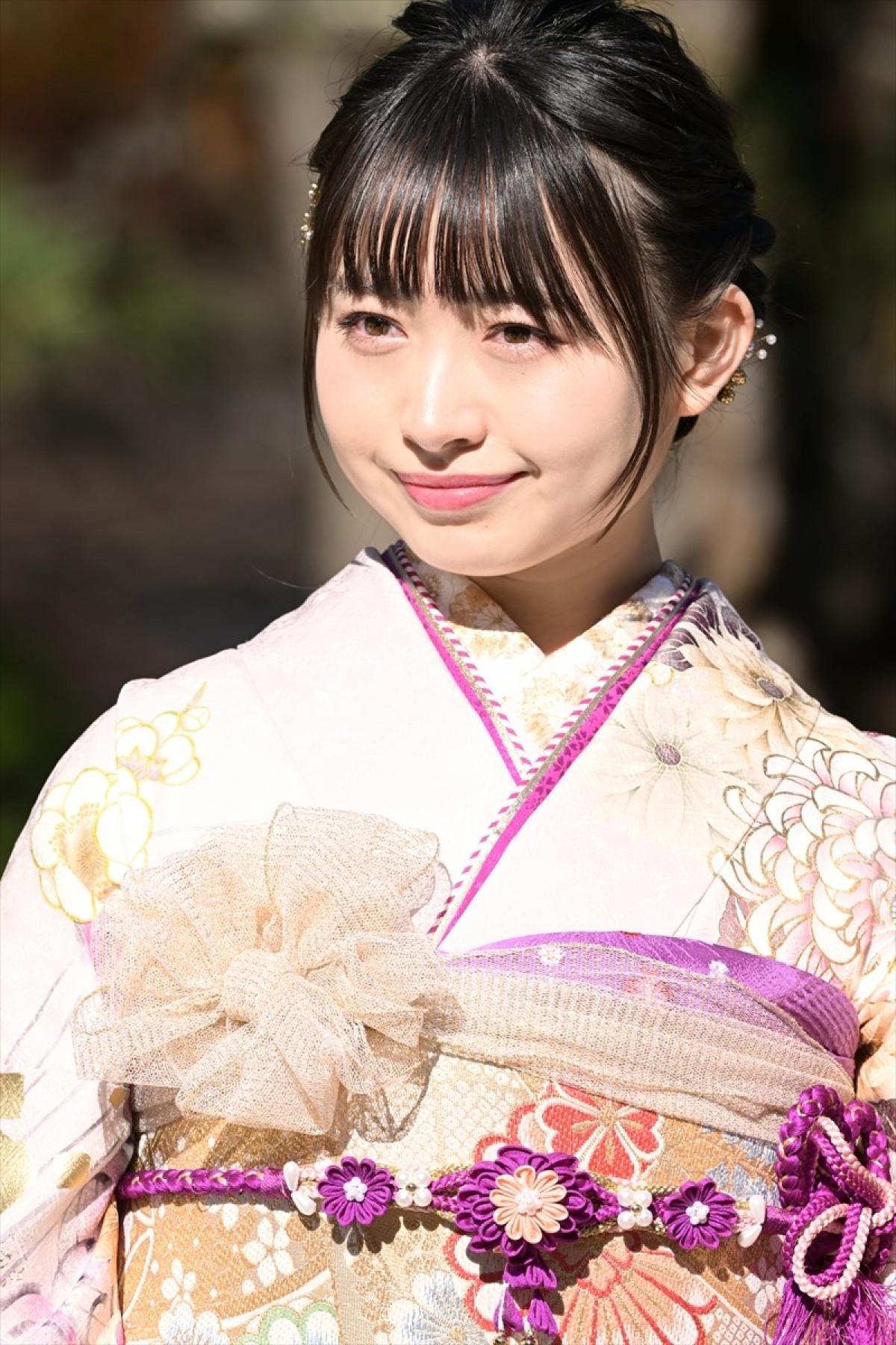 『舞いあがれ！』浅田芭路、晴れ着姿で挨拶「普段は無邪気です」　福原遥への憧れも語る