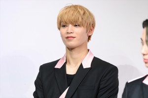 與那城奨、「YSL BEAUTY 新作リップ発売＆JO1ジャパン アンバサダー就任会見」に登場