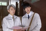 『劇場版 おいしい給食 卒業』に出演する（左から）登坂淳一、田村侑久