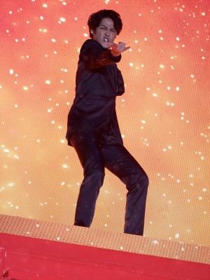 映画『スパイダーマン：ノー・ウェイ・ホーム』前夜祭スペシャルイベントに登場した宮野真守