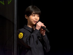 ドラマ『DCU』舞台あいさつに出席した趣里