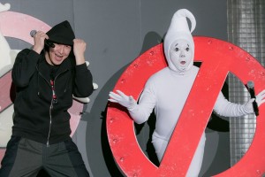 映画『ゴーストバスターズ／アフターライフ』大ヒットバレンタインデーイベントに出席したチョコレートプラネット