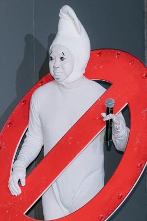 映画『ゴーストバスターズ／アフターライフ』大ヒットバレンタインデーイベントに出席したチョコレートプラネット