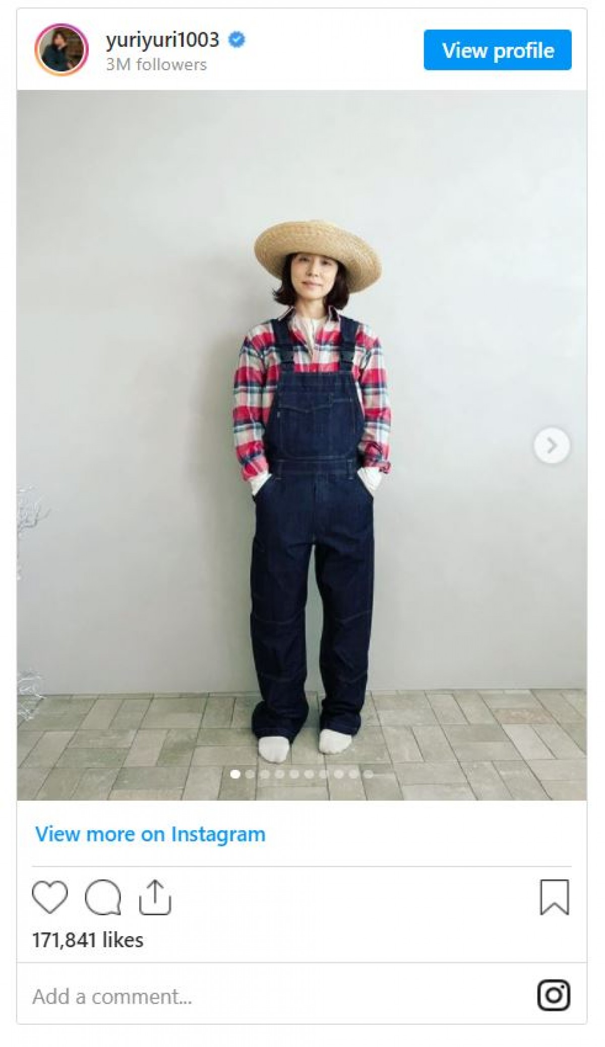 『妻、小学生になる。』石田ゆり子が麦わら帽子にオーバーオール「お似合いでチャーミング」