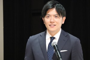 青木源太、レディースアートネイチャー「フィーリン」ブランド新商品、新CM発表会に登場