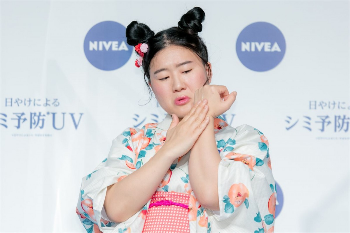 田中みな実、浴衣姿でうなじ見せ　無数のフラッシュに「引きがあるのでしょうか」