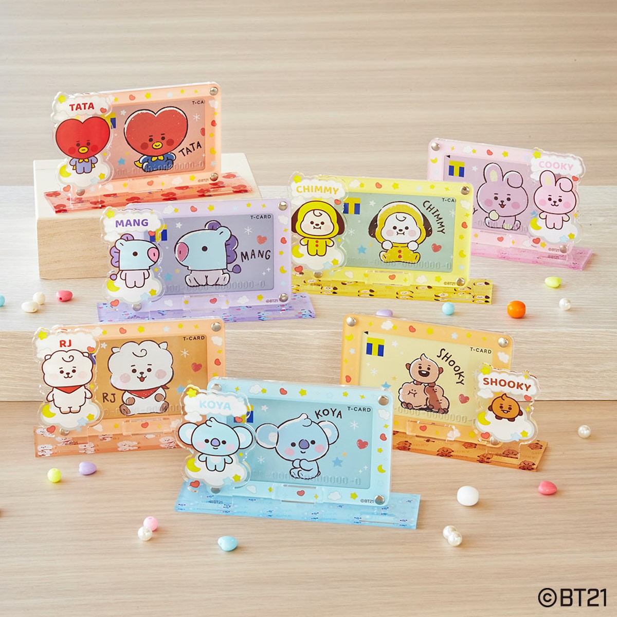 BT21のTカード第2弾