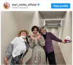 （向かって左から）鈴木美恵子、大塚ちか子、西尾まり　※「西尾まり」インスタグラム