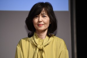 ラマ『パンドラの果実～科学犯罪捜査ファイル～』記者会見に出席した石野真子