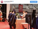 大学の入学式に出席したスザンヌ　※「スザンヌ」インスタグラム