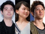 （左から）村上虹郎、山田杏奈、佐久本宝