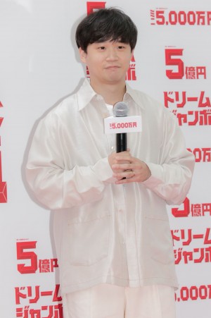 「ドリームジャンボ宝くじ」「ドリームジャンボミニ」発売記念イベントに出席した矢本悠馬
