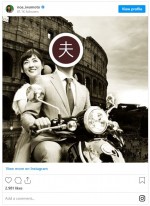 【写真】日テレ・岩本乃蒼アナ、夫と“ローマの休日”風ショット　同僚も「流石すぎます」