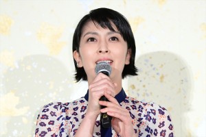 松たか子、映画『峠 最後のサムライ』完成披露試写会に登場