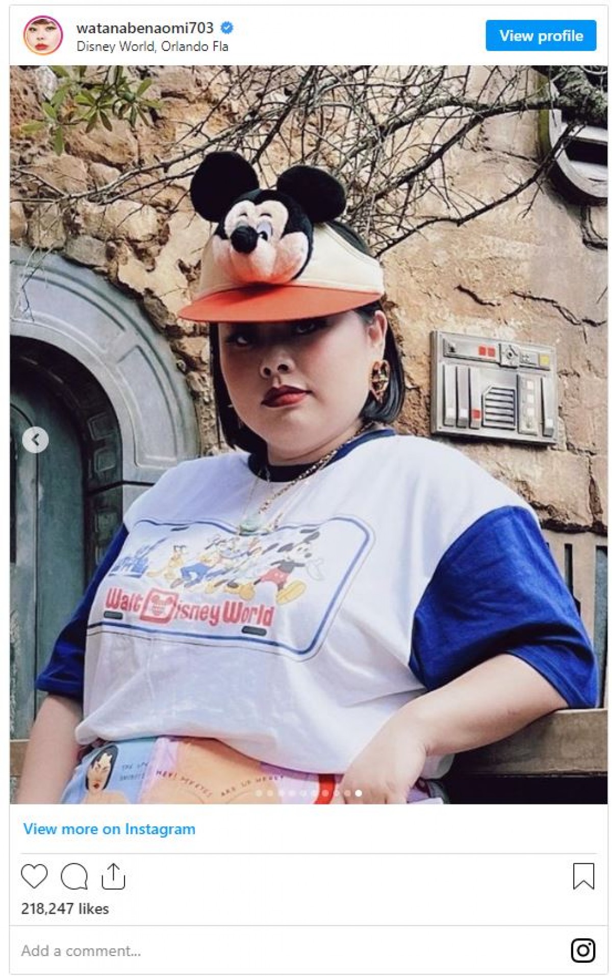 渡辺直美、米ディズニーで“ガチ勢”に怒られる「人生ノリだけでは行けないこともある」