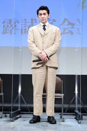 村上淳、映画『島守の塔』完成披露試写会に登場