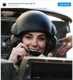 【写真】英王室キャサリン妃、軍隊記念日にミリタリールックをSNSで公開