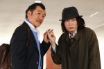 Huluオリジナル『死神さん2』で共演する（左から）吉田鋼太郎、田中圭