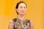 映画『百花』完成披露舞台あいさつに登壇した原田美枝子