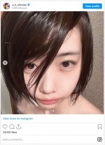 “どアップ”ショットを公開したあの ※「あの」インスタグラム