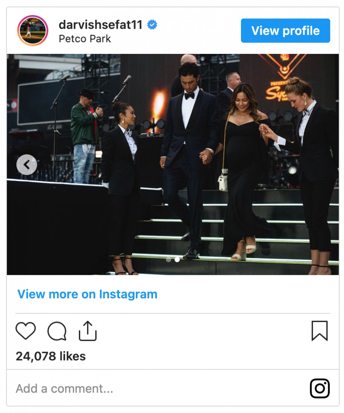 ダルビッシュ有＆聖子夫妻、フォーマルに決めた夫婦ショットに絶賛の声「最高の夫婦」