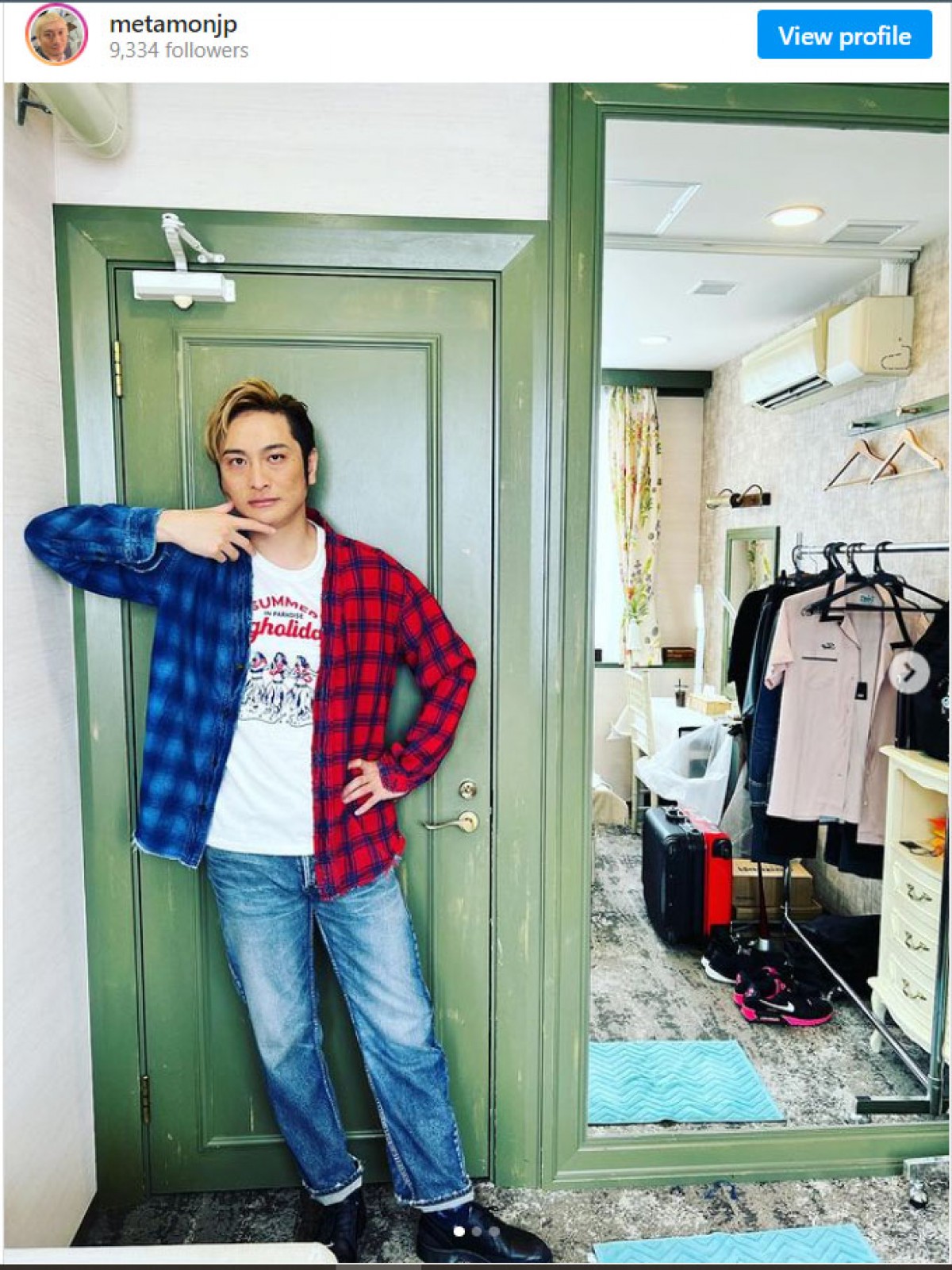 松本人志のものまねでブレイク中のJP ※「JP」インスタグラム