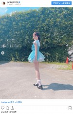 トリンドル玲奈の“アイドル”ショット　※「トリンドル玲奈」インスタグラム