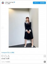 秋コーデを披露した三谷紬 ※「三谷紬」インスタグラム