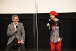 映画『ロッキーVSドラゴ：ROCKY IV』前夜祭イベントに登場した（左から）羽佐間道夫、松金よね子