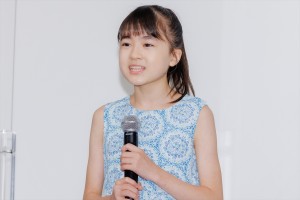 新津ちせ、映画『凪の島』公開直前イベントに登場