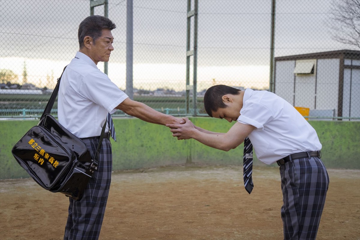 小沢仁志がまさかの高校球児役!? 映画『野球部に花束を』場面写真