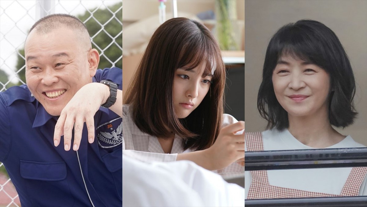 土曜プレミアム『ほんとにあった怖い話 夏の特別編2022』、神尾楓珠主演「非常通報」に出演する(左から)千原せいじ、大友花恋、田中美佐子