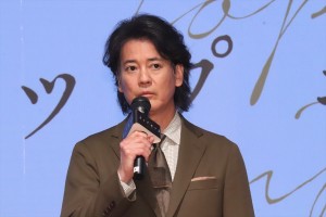 唐沢寿明、縦型ドラマ『トップギフト』完成報告イベントに登場
