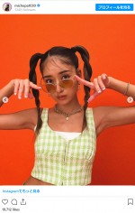 みちょぱ、可愛すぎるポップなツインテール姿※「みちょぱ（池田美優）」インスタグラム
