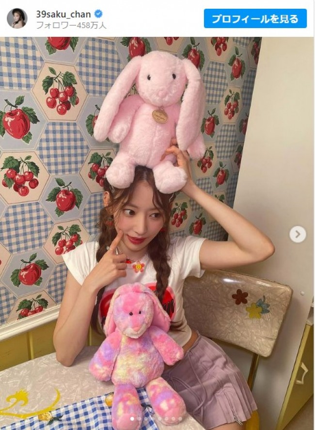 宮脇咲良、さまざまなヘアスタイルで魅了　※「宮脇咲良」インスタグラム