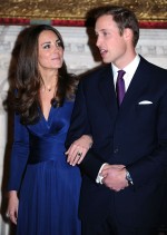 2010年11月16日、婚約発表時のウィリアム王子＆キャサリン妃