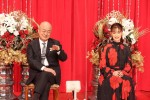 『FNSドラマ対抗 お宝映像アワード』に出演する（左から）田山涼成、大地真央