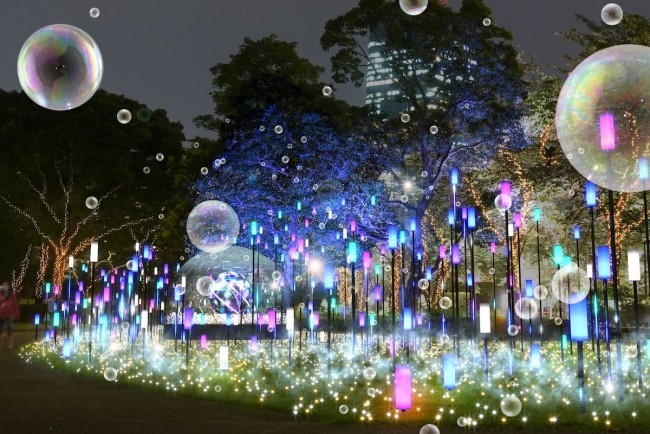 東京ミッドタウン“クリスマスイベント”開催へ！　光と音楽が彩るイルミネーション登場