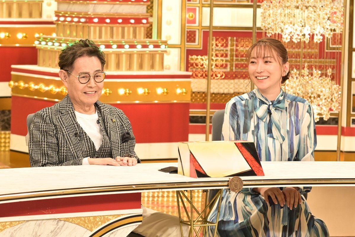 『中居正広の金スマスペシャル』に出演する加藤茶、加藤綾菜夫妻