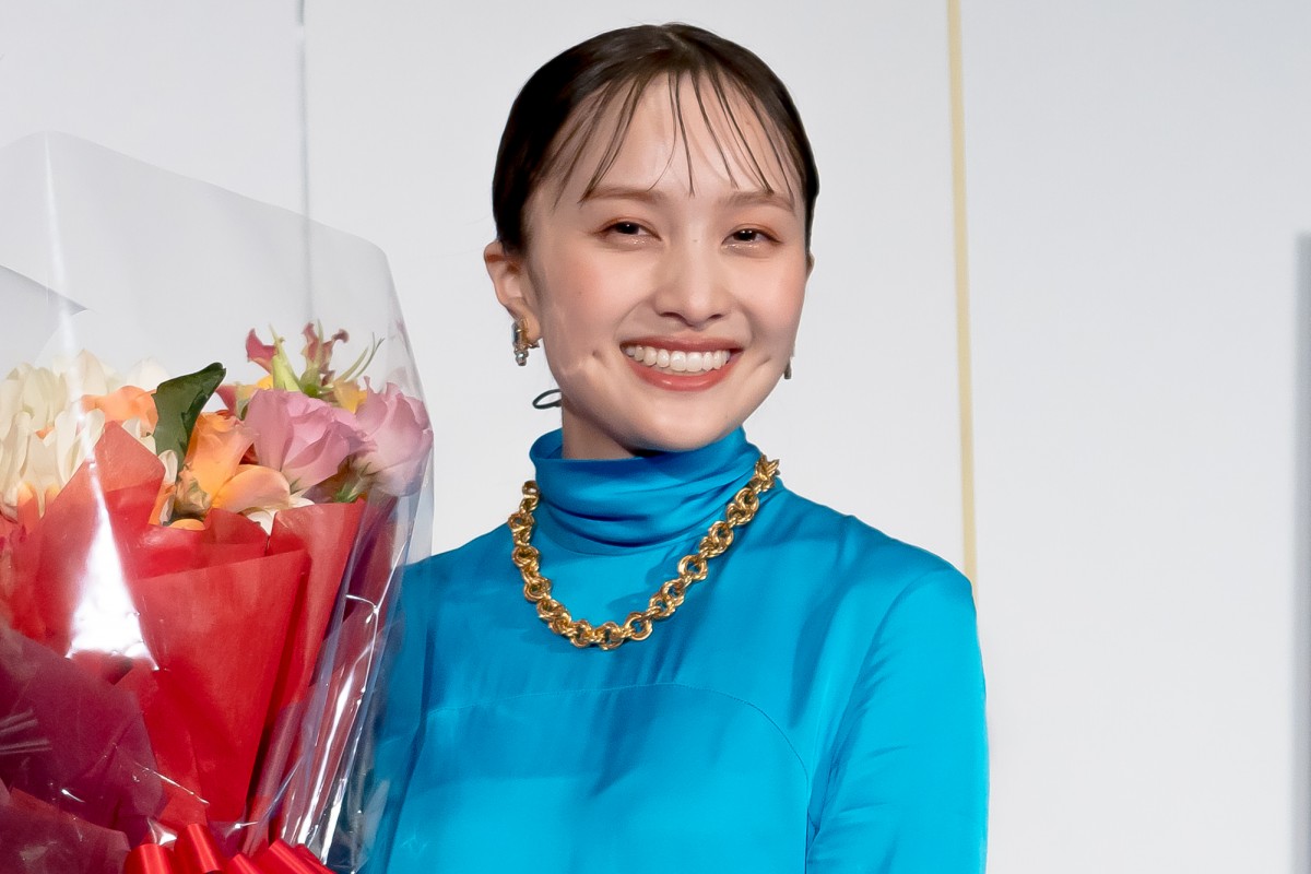 映画『ブラックパンサー/ワカンダ・フォーエバー』完成披露試写会に出席した百田夏菜子