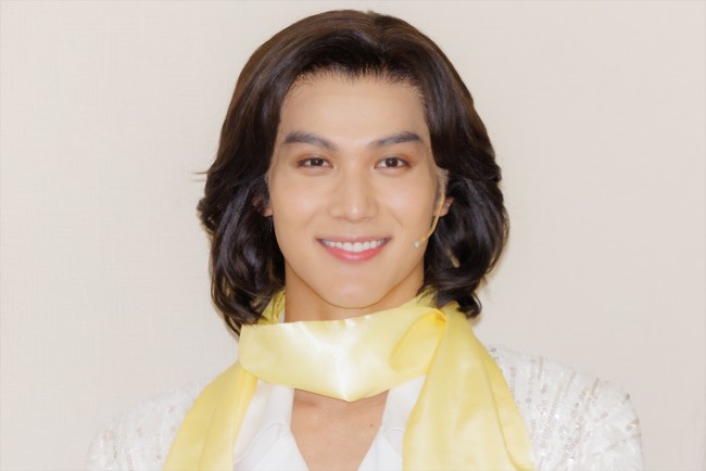 音楽劇『歌妖曲~中川大志之丞変化~』取材会に出席した中川大志