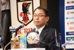 「FIFA ワールドカップカタール 2022」日本代表メンバー記者発表会見に出席した反町康治